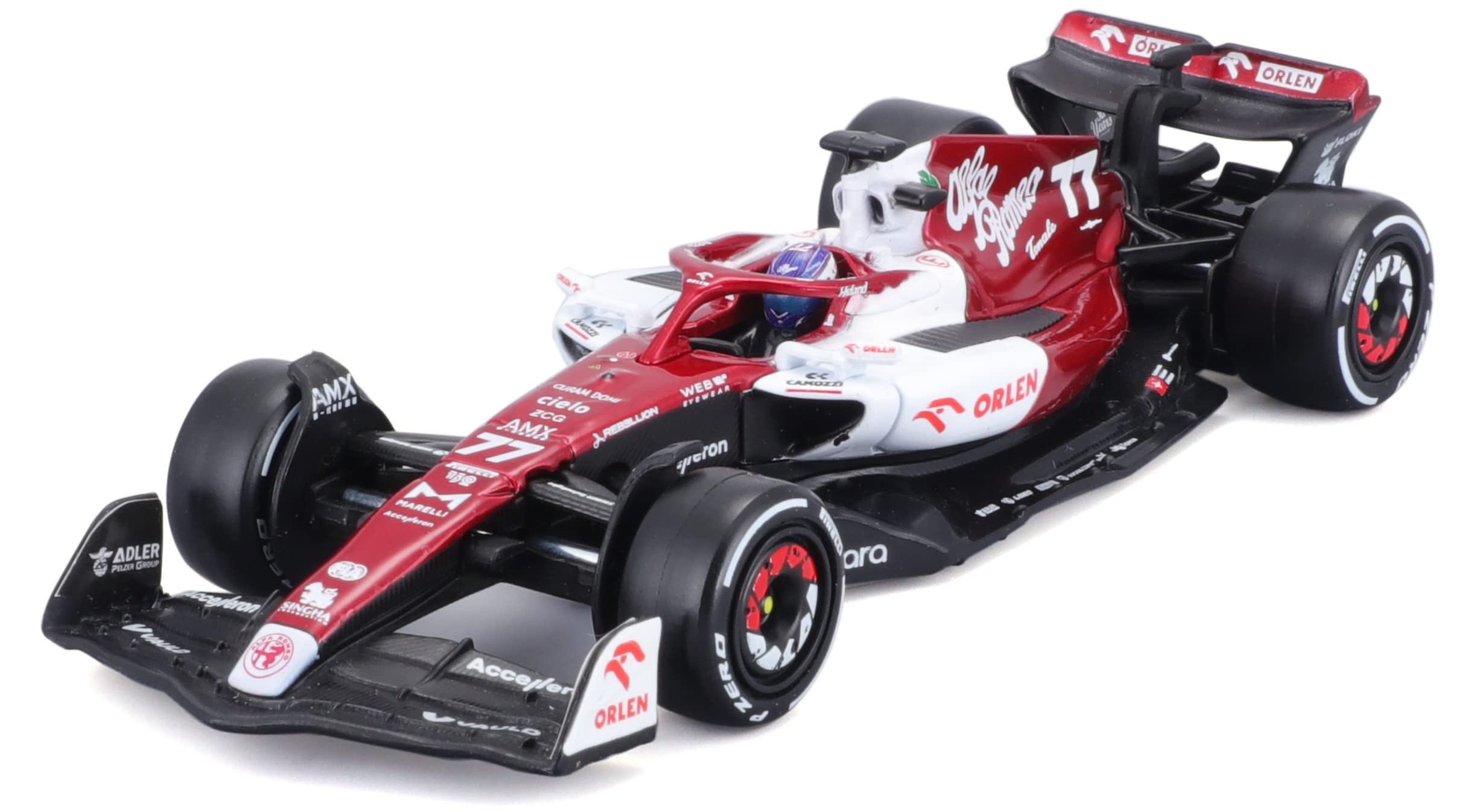 1/43 Alfa Romeo ORLEN C39 K.ライコネン Bburago - 1/43 Scale Model Compatible with Alfa Romeo F1 Team